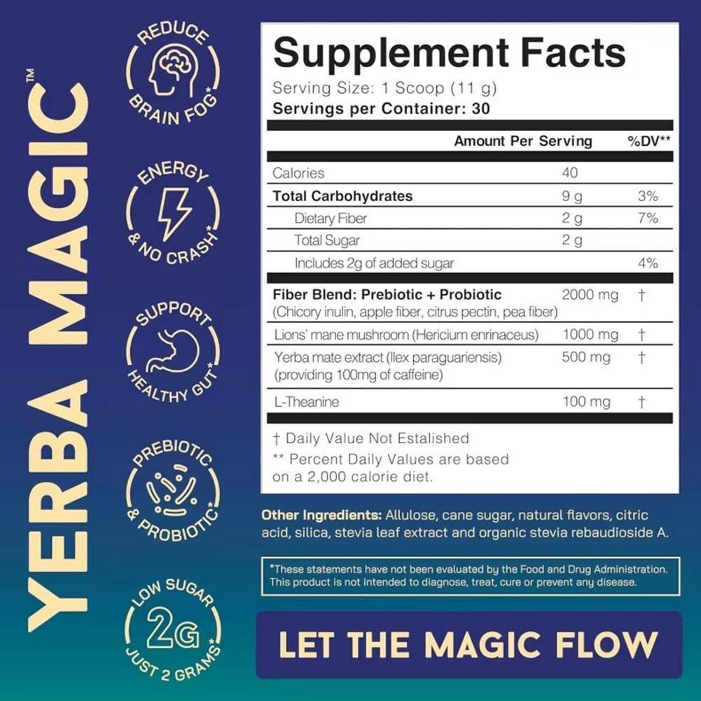 1-3X Yerba Mate Instant Teapowder, 3-In-1 Superdrink-Cle
