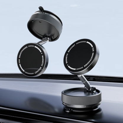 2025 New Vacuum Magnetic Suction Phone Holder Mount Foldable Retractable Double-Sided Magnetic Phone Holder for All Phones