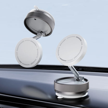 2025 New Vacuum Magnetic Suction Phone Holder Mount Foldable Retractable Double-Sided Magnetic Phone Holder for All Phones